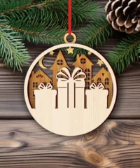 Gift Box Christmas Ornament