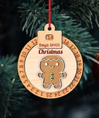 Gingerbread Countdown Ornament