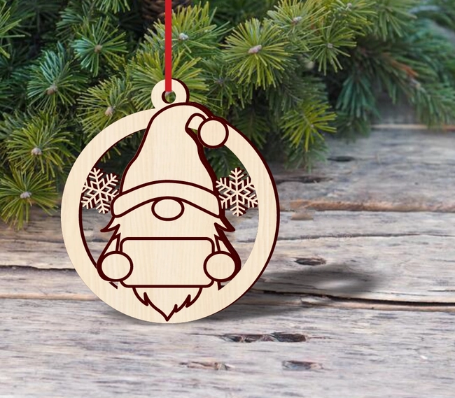 Gnome Christmas Ornament