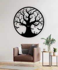 Halloween Monster Tree Wall Art
