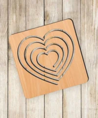 Heart Montessori Tracing Board