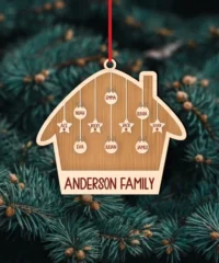 Home Anderson Family Name Ornament
