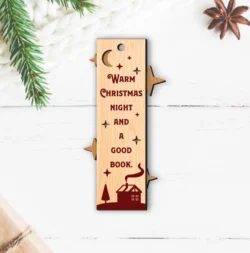 House Christmas Bookmark