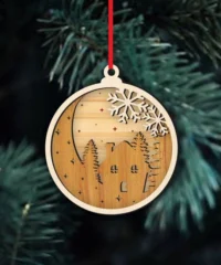 House Christmas Ornament