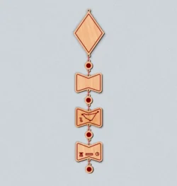 Kite Baby Birth Wooden Garland Name And Zodiac Capricorn Sign
