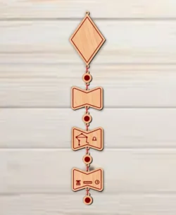 Kite Baby Birth Wooden Garland Name And Zodiac Libra Sign