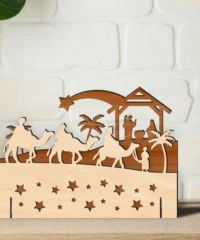 Nativity Christmas Scene Three Kings