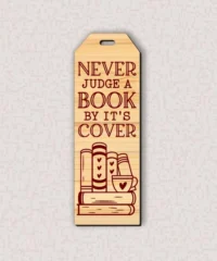 Never Judge A Book By It's Cover Bookmark
