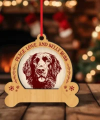 Newfoundland Dog Christmas Ornament