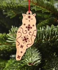 Owl Christmas Ornament Owl Christmas Ornament