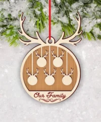 Personalization Family Christmas Name Ornament