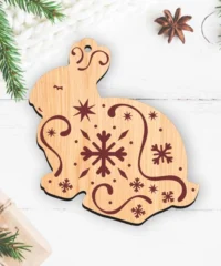 Rabbit Christmas Ornament