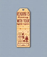 Reading Is Drawing With Your Eyes Open Bookmark
