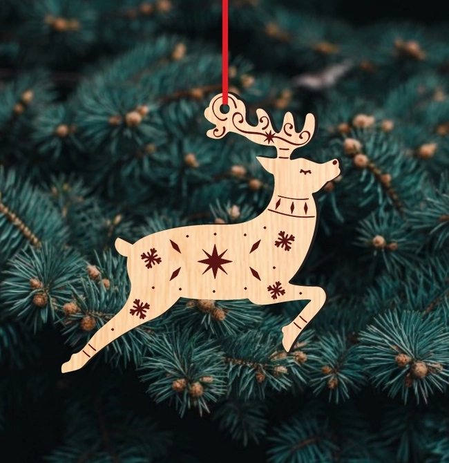 Reindeer Christmas Ornament