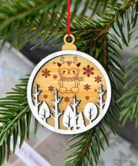 Reindeer Christmas Ornament Reindeer Christmas Ornament