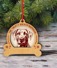Rhodesian Ridgeback Dog Christmas Ornament