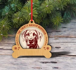 Rhodesian Ridgeback Dog Christmas Ornament