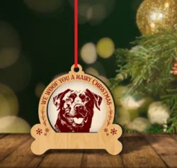 Rottweiler Dog Christmas Ornament