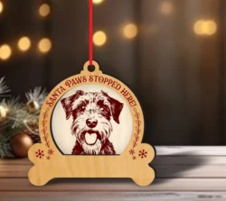 Schnauzer Dog Christmas Ornament