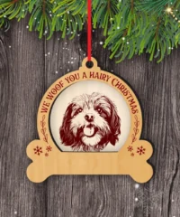 Shih Tzu Dog Christmas Ornament