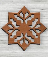 Snowflake Coasters