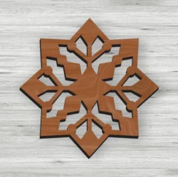 Snowflake Coasters