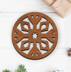 Snowflake Coasters