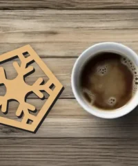 Snowflake Coasters