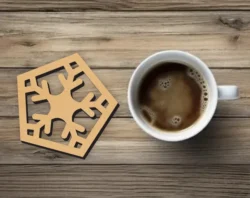 Snowflake Coasters