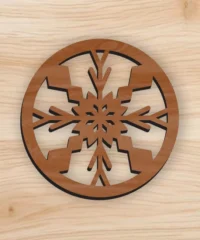 Snowflake Coasters