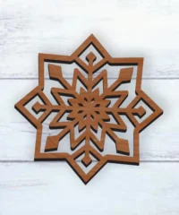 Snowflake Coasters