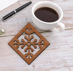 Snowflake Coasters