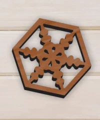 Snowflake Coasters