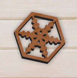 Snowflake Coasters