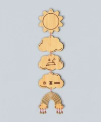 Sun Baby Birth Wooden Garland Name And Zodiac Leo Sign