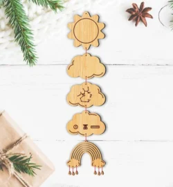 Sun Baby Birth Wooden Garland Name And Zodiac Sagittarius Sign
