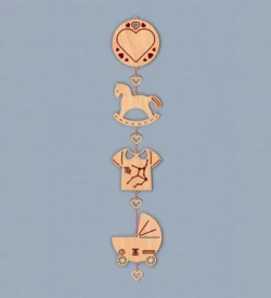 Toys Baby Birth Wooden Garland Name And Zodiac Virgo Sign