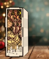 Santa book nook