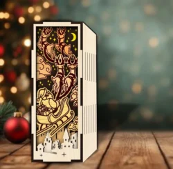 Santa book nook