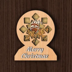 3D Layered Christmas Gnome