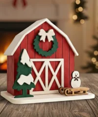 Christmas barn