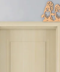 Gnome Christmas Door Corner