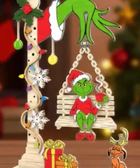 Grinch swinging