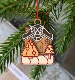 House Christmas Ornament