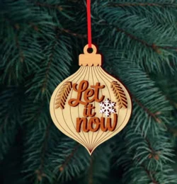 Let Is Now Christmas Ornament