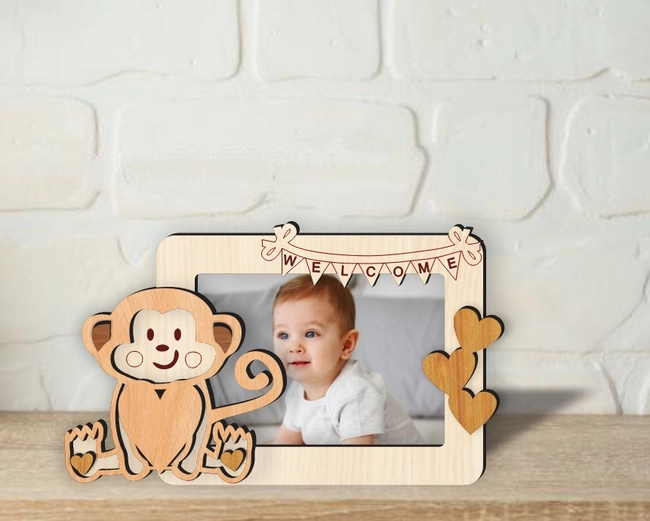 Monkey Photo Frame