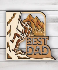 Multilayer Best Dad