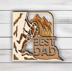 Multilayer Best Dad