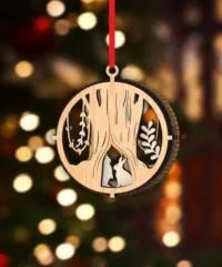 Rabbit Christmas Ornament