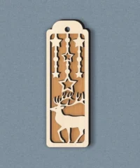 Reindeer And Star Bookmark